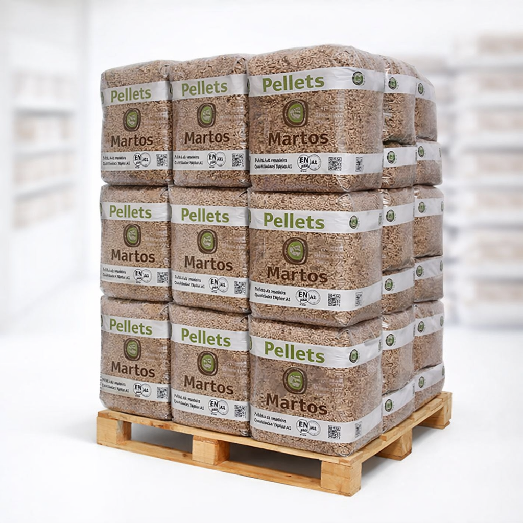 Pellets Martos ENplus A1 – Palete 70 Sacos 15kg