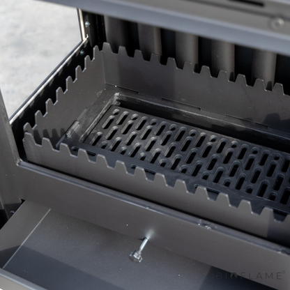 Salamandra a Lenha com Ventilação Teba Therm TKS-15 Forno Trifacial