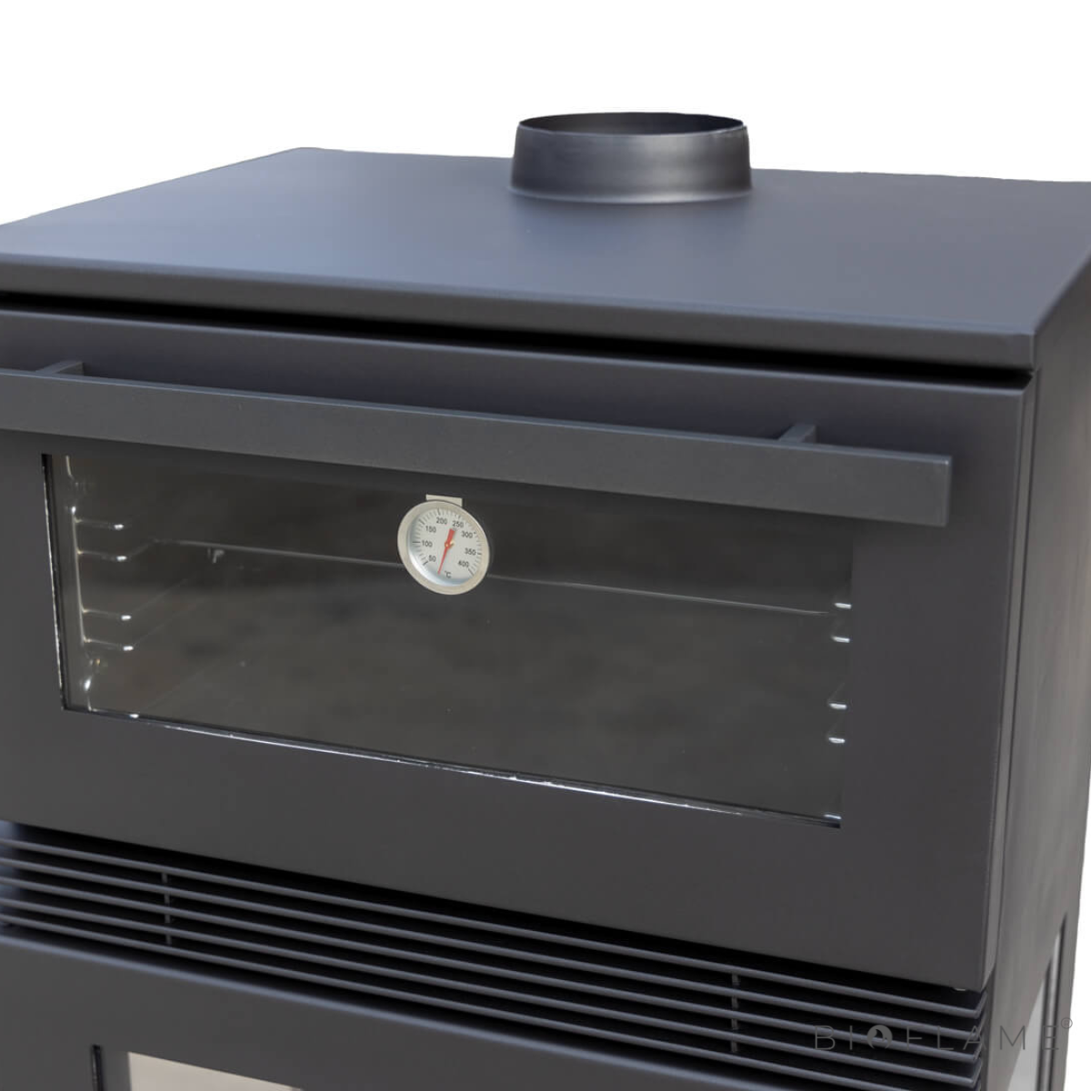Salamandra a Lenha com Ventilação Teba Therm TKS-15 Forno Trifacial