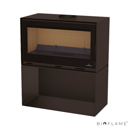 SALAMANDRA A LENHA - BRONPI CAIRO 70 BOX