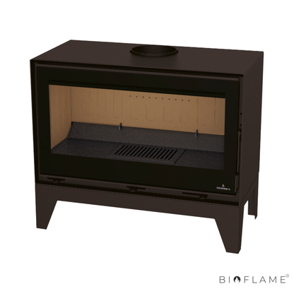SALAMANDRA A LENHA - BRONPI CAIRO 70 BOX