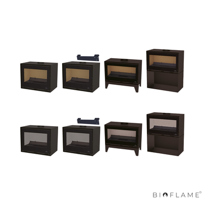 Salamandra a Lenha Bronpi Cairo 70 Box