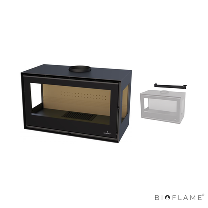 Salamandra a Lenha com Ventilação Bronpi Bimba 70 3C