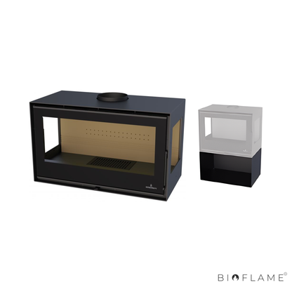 Salamandra a Lenha com Ventilação Bronpi Bimba 70 3C