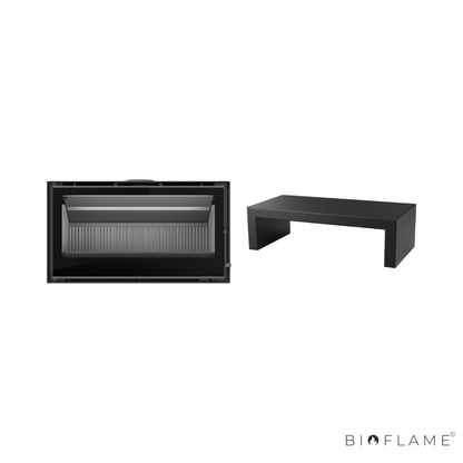 Salamandra a Lenha com Ventilação C&A Chama Cristal 98 em Fundição