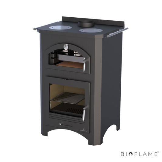 Salamandra a Lenha Bronpi Monza com Forno