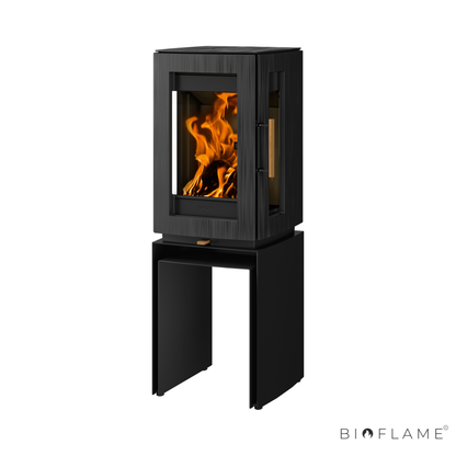 Salamandra a Lenha em Ferro Fundido Hergom Glow