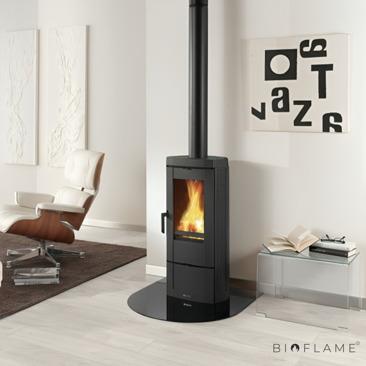 Salamandra a Lenha em Ferro Fundido Nordica Extraflame Candy