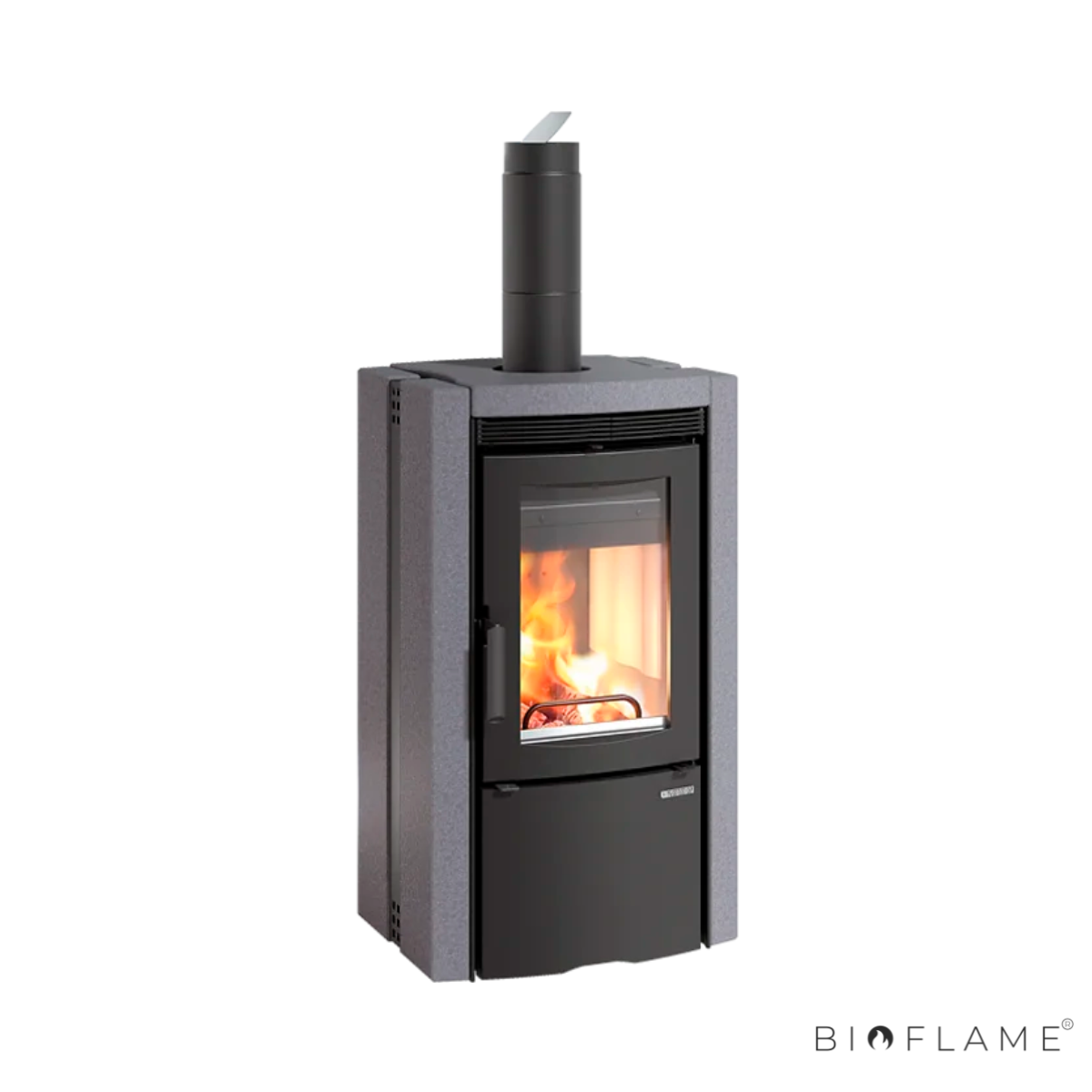 Salamandra a Lenha em Ferro Fundido Nordica Extraflame Ester