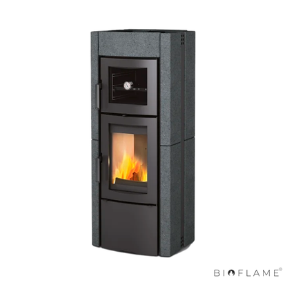Salamandra a Lenha em Ferro Fundido Nordica Extraflame Ester Forno