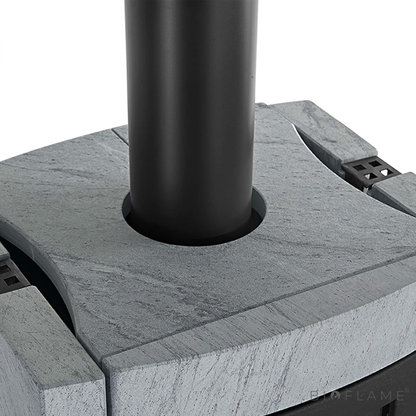 Salamandra a Lenha em Ferro Fundido Nordica Extraflame Ester Forno