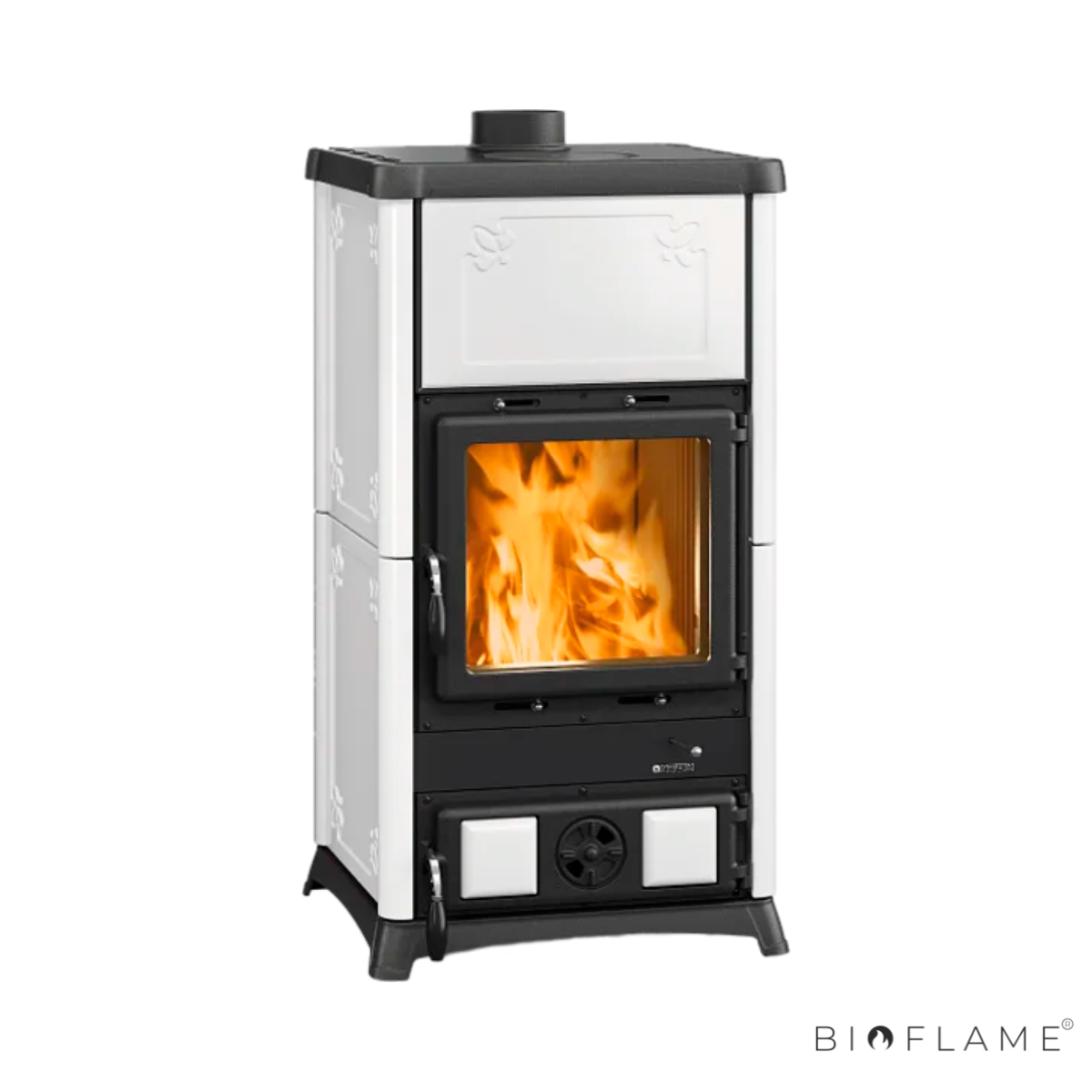 Salamandra a Lenha em Ferro Fundido Nordica Extraflame Fedora