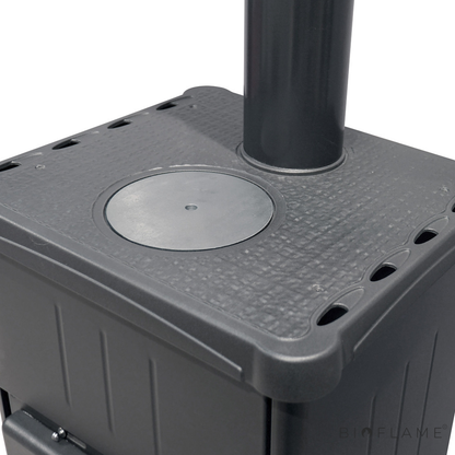 Salamandra a Lenha em Ferro Fundido Nordica Extraflame Fedora