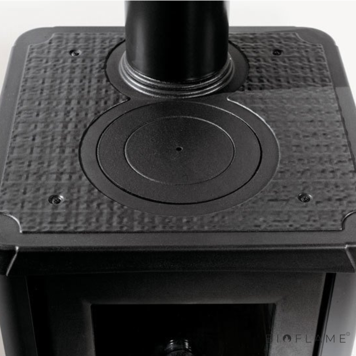 Salamandra a Lenha em Ferro Fundido Nordica Extraflame Gemma Forno
