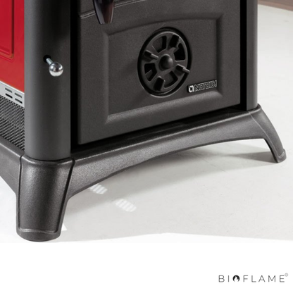 Salamandra a Lenha em Ferro Fundido Nordica Extraflame Gemma Forno