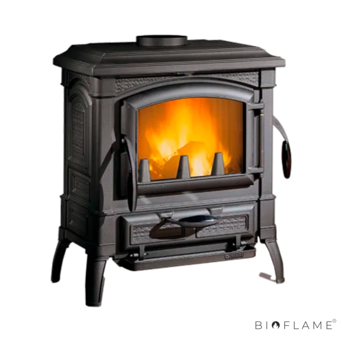 Salamandra a Lenha em Ferro Fundido Nordica Extraflame Isetta EVO