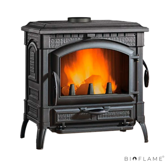 Salamandra a Lenha em Ferro Fundido Nordica Extraflame Isotta EVO