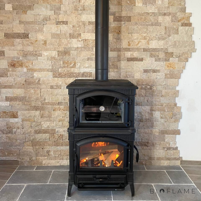 Salamandra a Lenha em Ferro Fundido Nordica Extraflame Isotta Forno