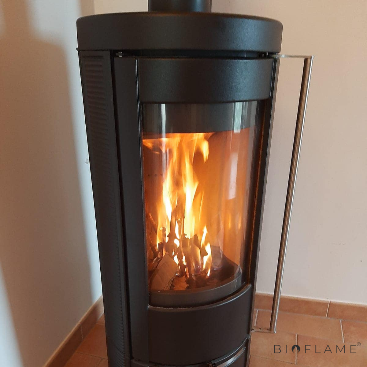Salamandra a Lenha em Ferro Fundido Nordica Extraflame Marlena