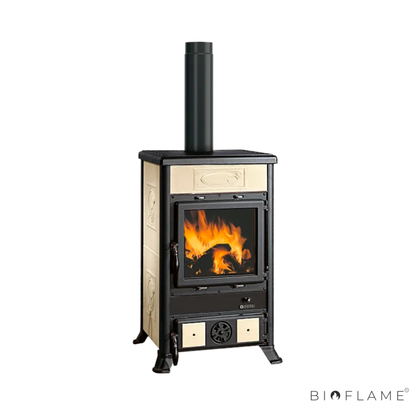 Salamandra a Lenha em Ferro Fundido Nordica Extraflame Rossella R1 BII