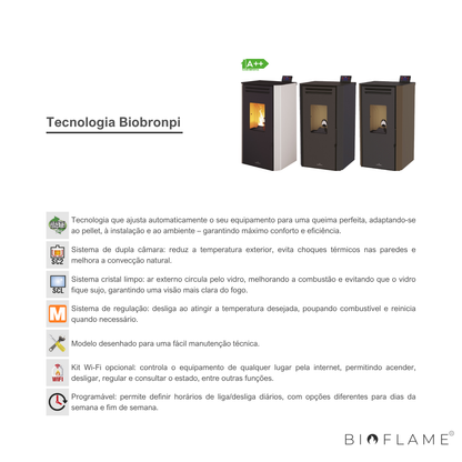 Salamandra a Pellets Biobronpi Tina