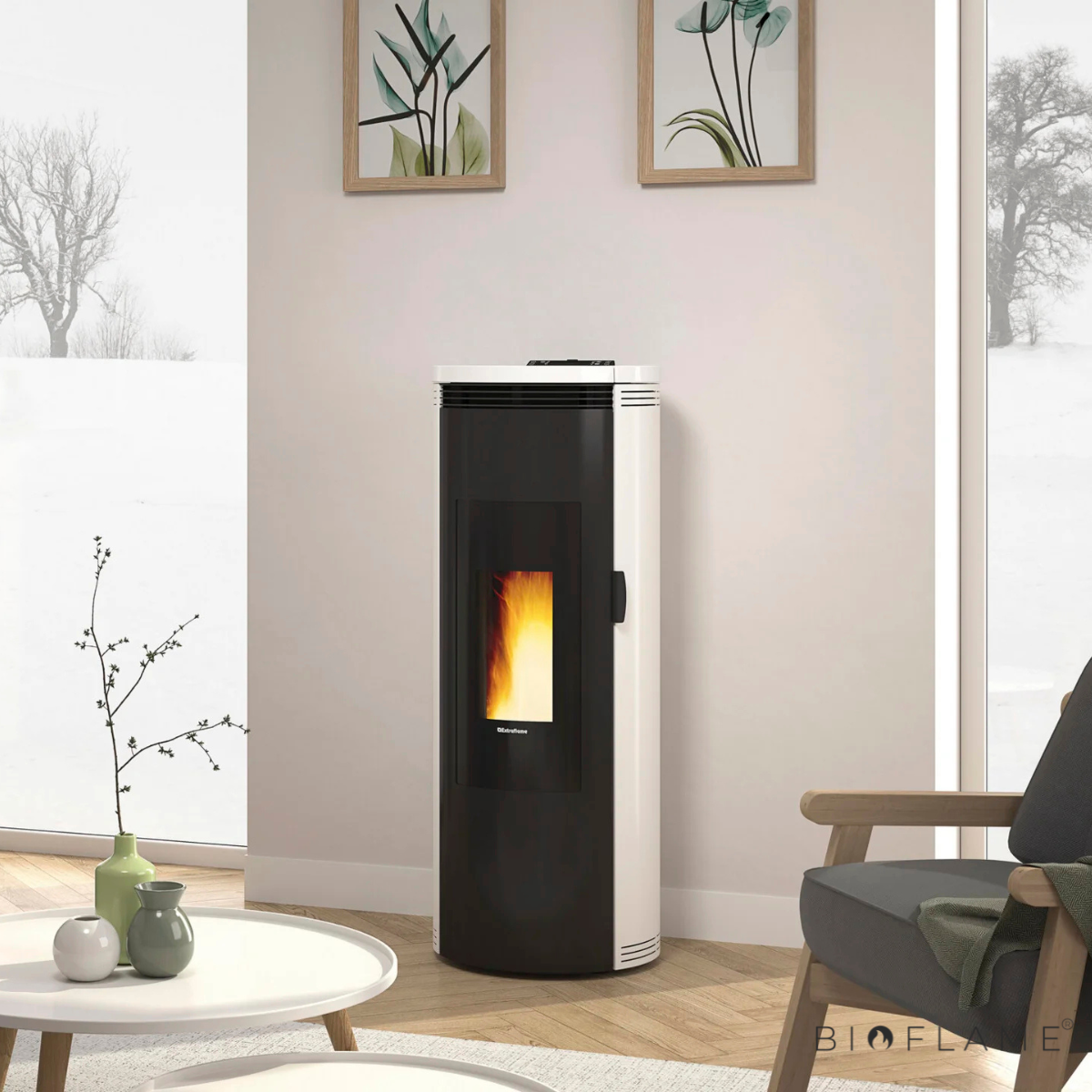 Salamandra a Pellets Nordica Extraflame Amika