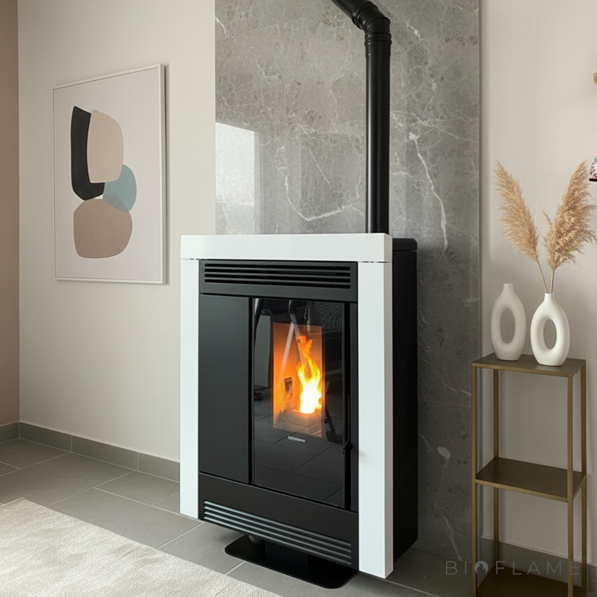 Salamandra a Pellets Canalizável Nordica Extraflame Souvenir Steel EVO