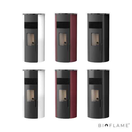 Salamandra a Pellets Canalizável Solzaima Amazon 9 kW