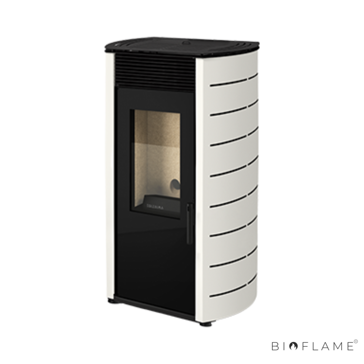 Salamandra a Pellets Canalizável Solzaima K2 Collection 12 kW