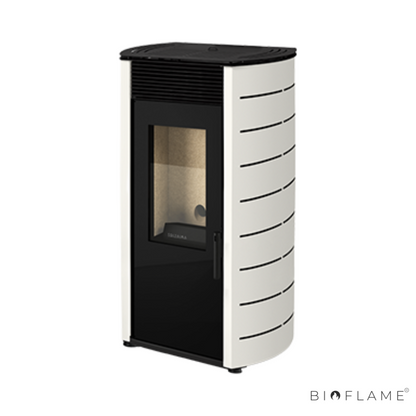 Salamandra a Pellets Canalizável Solzaima K2 Collection 12 kW