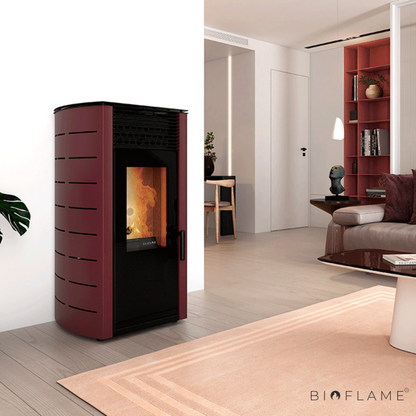 Salamandra a Pellets Canalizável Solzaima K2 Collection 12 kW