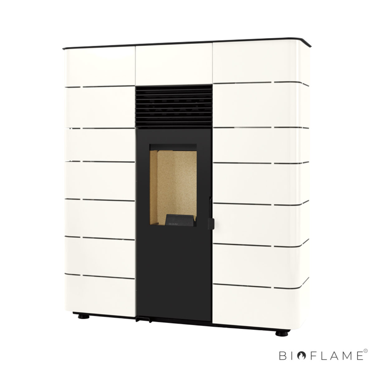 Salamandra a Pellets Canalizável Solzaima Nevada 8 kW